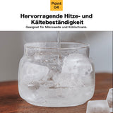 BelleLife Vorratsgläser mit Deckel Vakuumierbare Vorratsdose kaffeedose 850ml 550ml Küche luftdicht Aufbewahrungsgläser, Gewürz-Spülmaschinenfest, aus Verstärktem Borosilikatglas