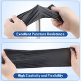 JMU Black Nitrile Gloves Medium Bulk, Case of 1200, 3.5Mil, Latex Free Powder Free