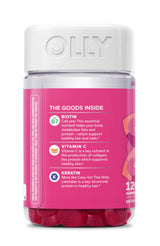 OLLY Undeniable Beauty Gummy, for Healthy Hair, Skin & Nails,* Biotin, Vitamins C & E, Keratin, Chewable Supplement, Grapefruit Flavored, 60 Day Supply - 120 Count