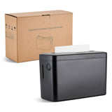 DUTYWORKS Multifold Paper Towel Dispenser Countertop, Commercial Napkin Dispenser for Restaurant, Large Capacity Single-Sheet Hand Towel Dispenser, Paper Towel Holder for Kitchen & Bathroom Black