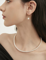 Mameloly Pearl Earrings for Women 14K Gold Plated Sterling Silver 925