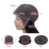 DULOVE 30 Inch Lace Front Wigs Human Hair Pre Plucked With Baby Hair 13x4 Straight HD Transparent Lace Front Wigs for Women 200 Density Glueless Natural Color