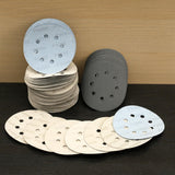100 Pcs 5 Inch Sanding Discs Hook & Loop 8 Holes Wet Dry 120 Grit Sandpaper Silicon Carbide Sand Paper for Orbital Sander Automotive Wood Plastic Metal Polishing (100Pcs 120 Grit)