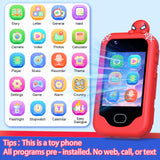 Gocina Kids Smart Phone， Toddler Christmas Birthday Gift for Age 3-10, Touchscreen Kids Cell Phone Toy with Cameras, Learning, Music, Games and 32 GB Card