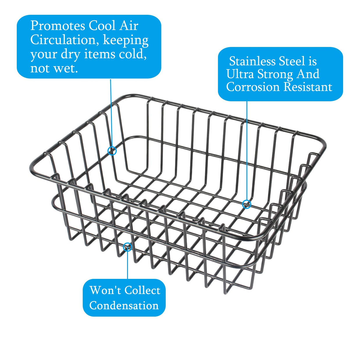 fivertik Cooler Basket for RTIC 52/72Qt Ultra-Light Wheeled Coolers,Inside Dry-Goods Basket fits Coleman 54 Qt Steel Belted/Ninja FrostVault Cooler,Stainless Steel Wire Rack