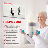 HASfit Exercises for Seniors DVD - 4 Discs - 16 Senior Workouts for Balance, Weight Loss, Flexibility, Cardio, Strength, Yoga Fitness, Seated Chair Exercise For Beginners, Elderly - 3 Programs