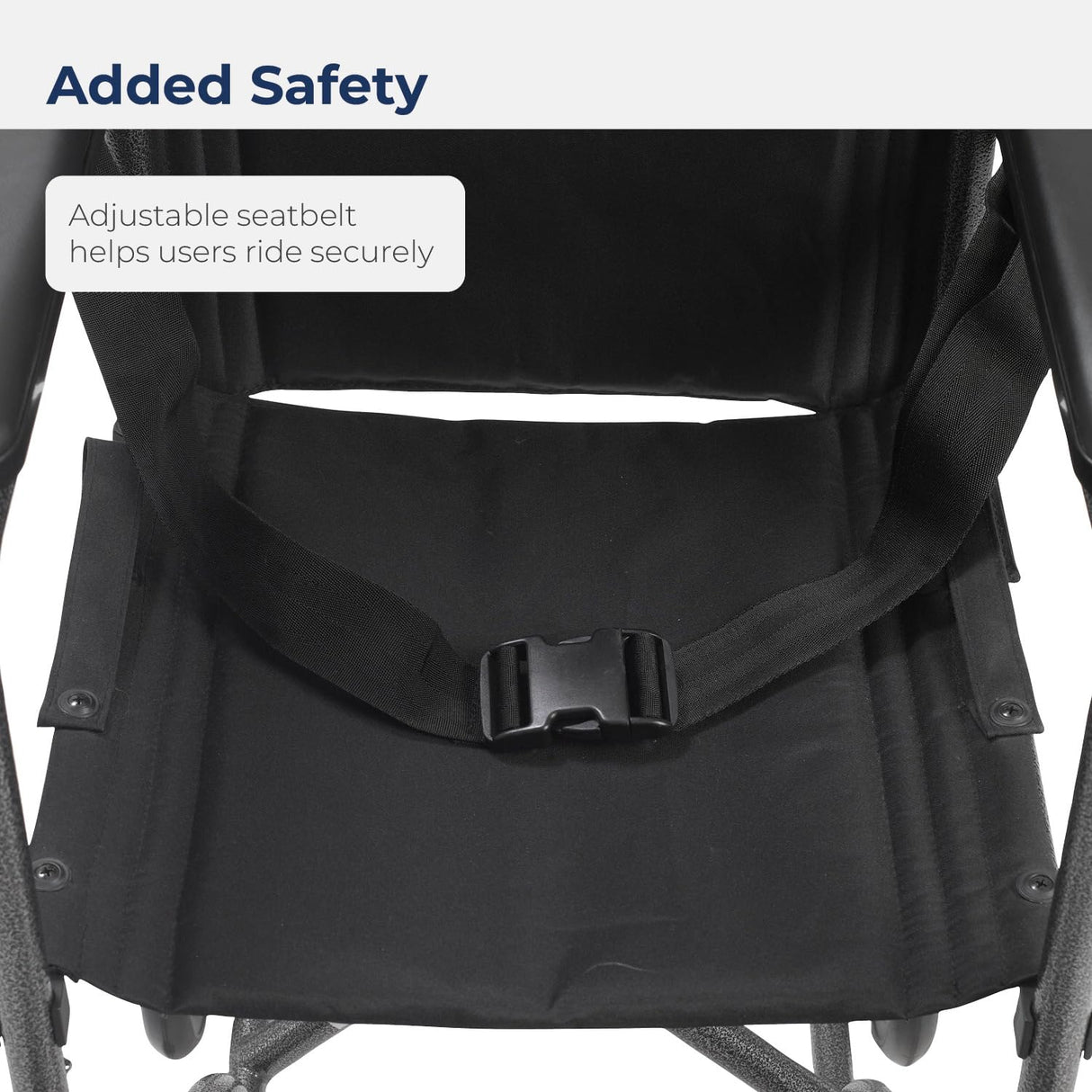Drive Medical TR37E-SV Lightweight Folding Transport Wheelchair with Swing-Away Footrest, Silver