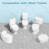 Shineforu Ultra-Slim Bidet Dual Mode Bidet Attachment for Toilet, Bidet Toilet Seat Attachment with Pressure Controls(Feminine/Posterior Wash),Easy to install Design Non-Electric Bidet