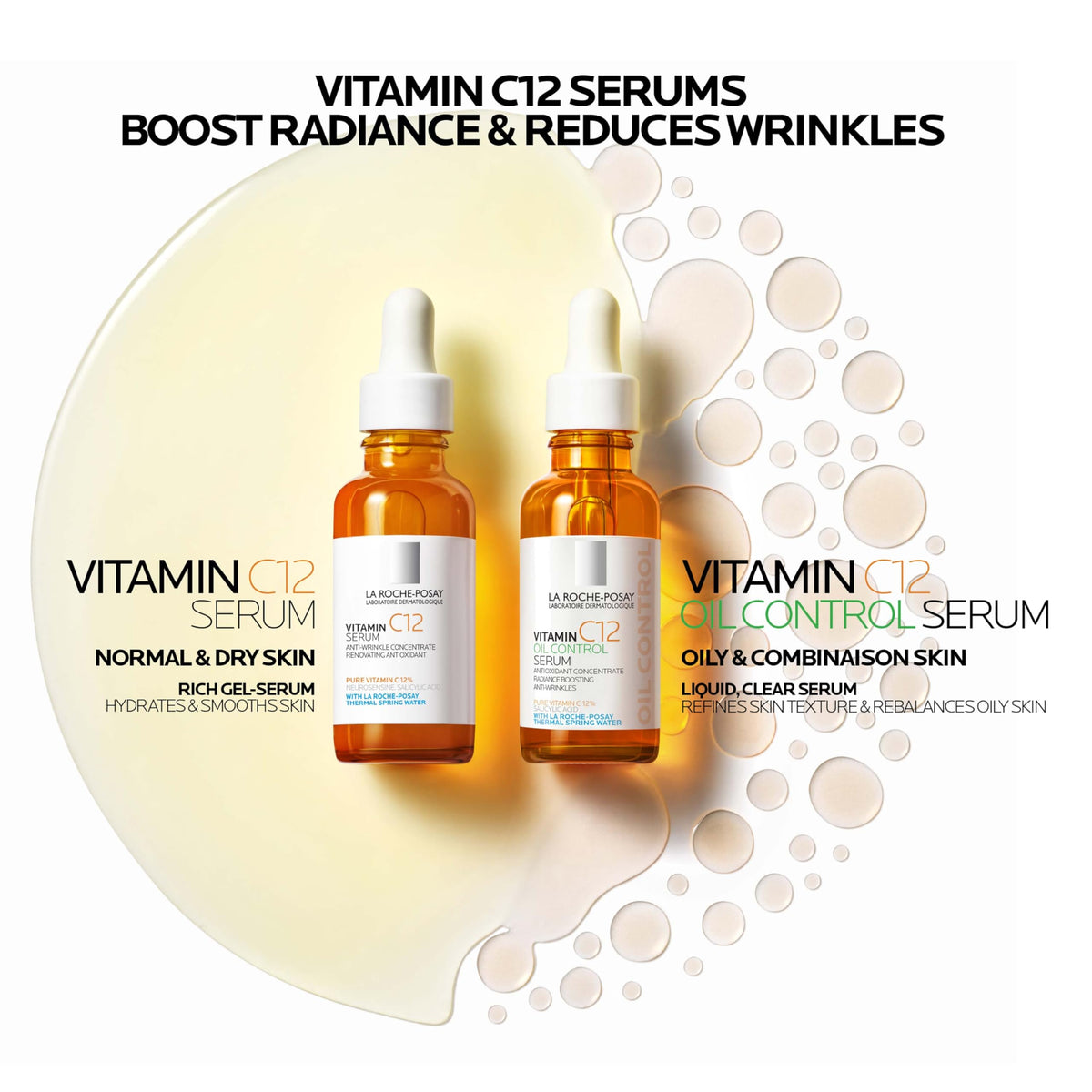 La Roche-Posay 12% Vitamin C Face Serum with Salicylic Acid, Oily Skin
