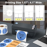 JADENS Bluetooth Thermal Shipping Label Printer, Wireless 4x6 Label Printer
