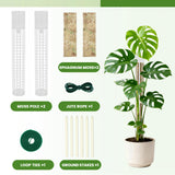 NZNDB Moss Pole Monstera Plant Support, 2Pack 17 in Self Watering Moss Pole