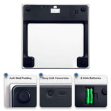 Etekcity Scale for Body Weight, Bathroom Digital Electric Scale for People, Measures Weight up to 400 lbs, White