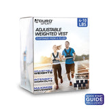 Aduro Sport Adjustable Weighted Vest Workout Equipment, 4lbs-10lbs Body Weight Vest for Men, Women, Kids, Black