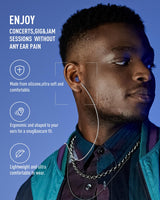 Hearprotek Concert Ear Plugs, 2Pairs Reusable high Fidelity Musician Ear Plugs for Concerts Loud Music-Noise Reduction Ear Protection earplugs for Rave,Festival,Music,Tinnitus Relief