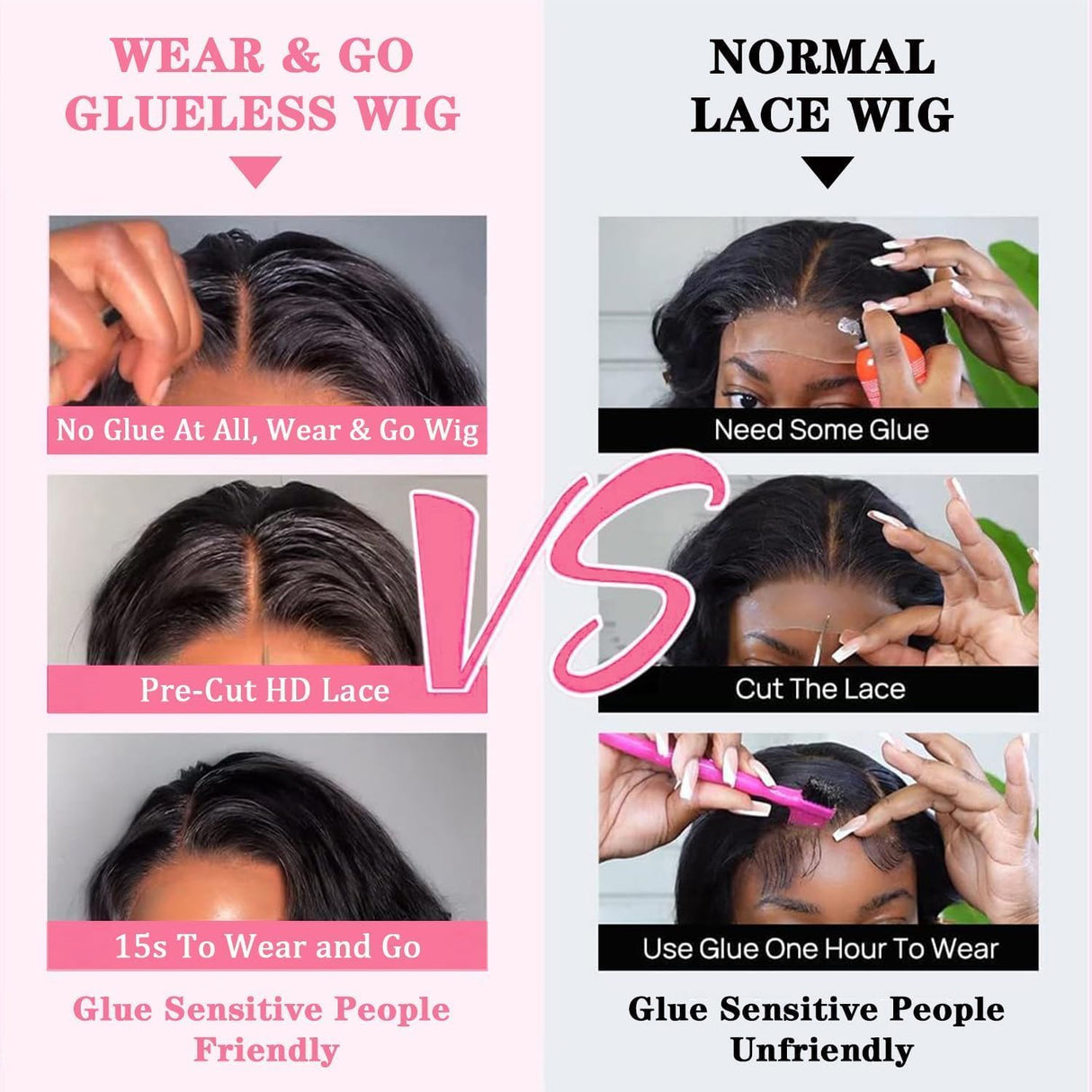9x5 Glueless Wigs Human Hair Pre Plucked Pre Cut Bob Wig Human Hair 200% Density Body Wave Lace Front Wigs Human Hair HD Closure Wigs Short Bob Wigs for Black Women Wear and Go Glueless Wig 12 Inch