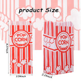 300 PCS Popcorn Bags 1 Oz Small Popcorn Bags Individual Servings Bulk Pop Corn Bags for Party Popcorn Machine Christmas Movie Night Supplies