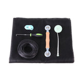 Windows Screen and Screen Door Repair Kit, 48"x118" Charcoal Fiberglass Mesh with Rolling Tool/Hook/Ruler/Cutter/Spline - Window Screen & Sliding Screen Door Replacement for Windows, TOOLTRIZ