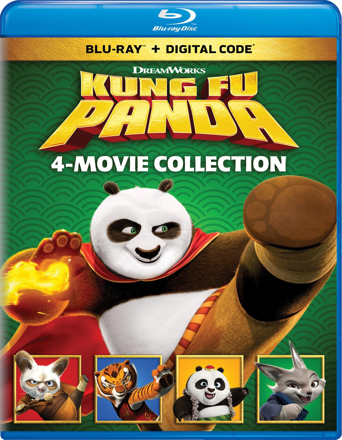 Kung Fu Panda: 4-Movie Collection - Blu-ray + Digital
