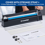 LinsnField Sealer Pro, 8-inch Impulse Heat Sealer, 2-mm Sealing Width Super Heavy Duty Bag Sealing Machine with Extra 2 Replacements,Black