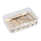 Amazon Basics Quick Connect Brass Air Coupler and Plug Kit, 1/4-Inch NPT Fittings, Air Compressor Accessories, 14 Count