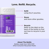 Olly Sleep Gummy, 3mg Melatonin, L-Theanine, Chamomile, Lemon Balm, Sleep Aid, BlackBerry, 90 Count