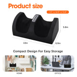 CCHYF Foot and Calf Massager Machine with Heat,Shiatsu Foot Massagers with Massage Roller,Deep Tissue Massager for Plantar Fasciitis,Circulation and Pain Relief,Best Gifts for Mom & Dad(Black)