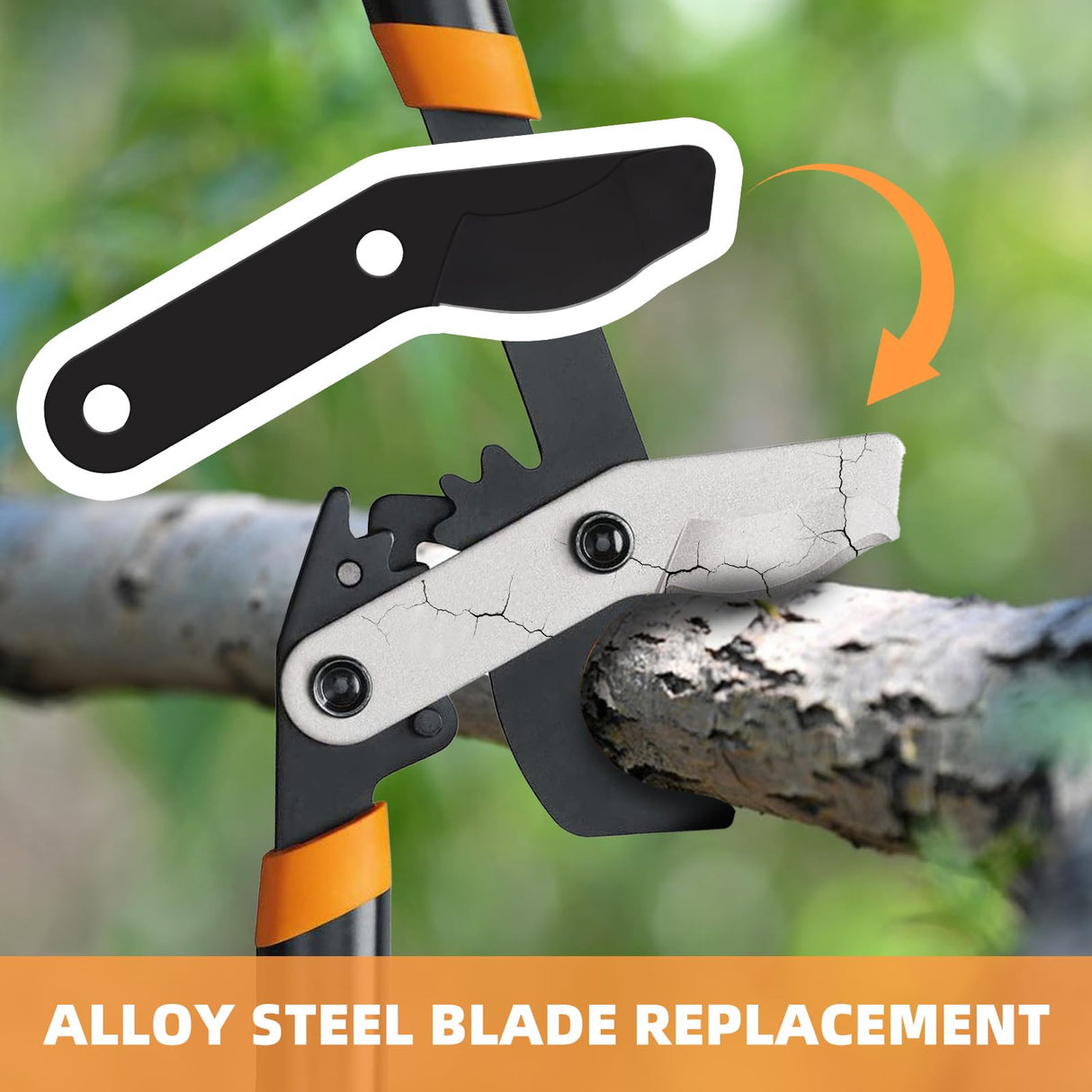 2 PCS Steel Blade for Fiskars Replacement 32" PowerGear 2