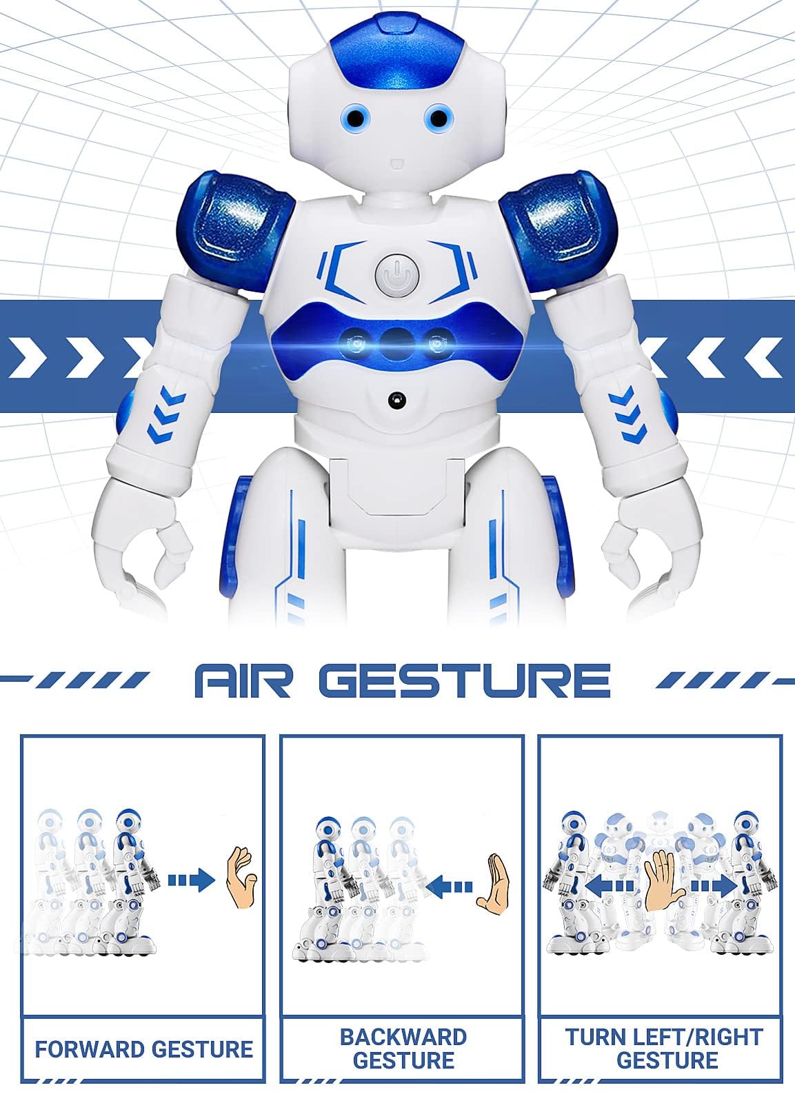 KingsDragon RC Robot Toys for Kids,Remote Control Smart Robot Toy