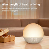 Odokee Sunrise Alarm Clock White Noise Machine: Natural Wake Up Light
