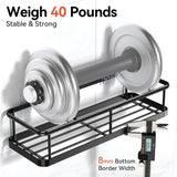 YASONIC Shower Caddy Adhesive, Rustproof Shower Shelves for Inside Shower
