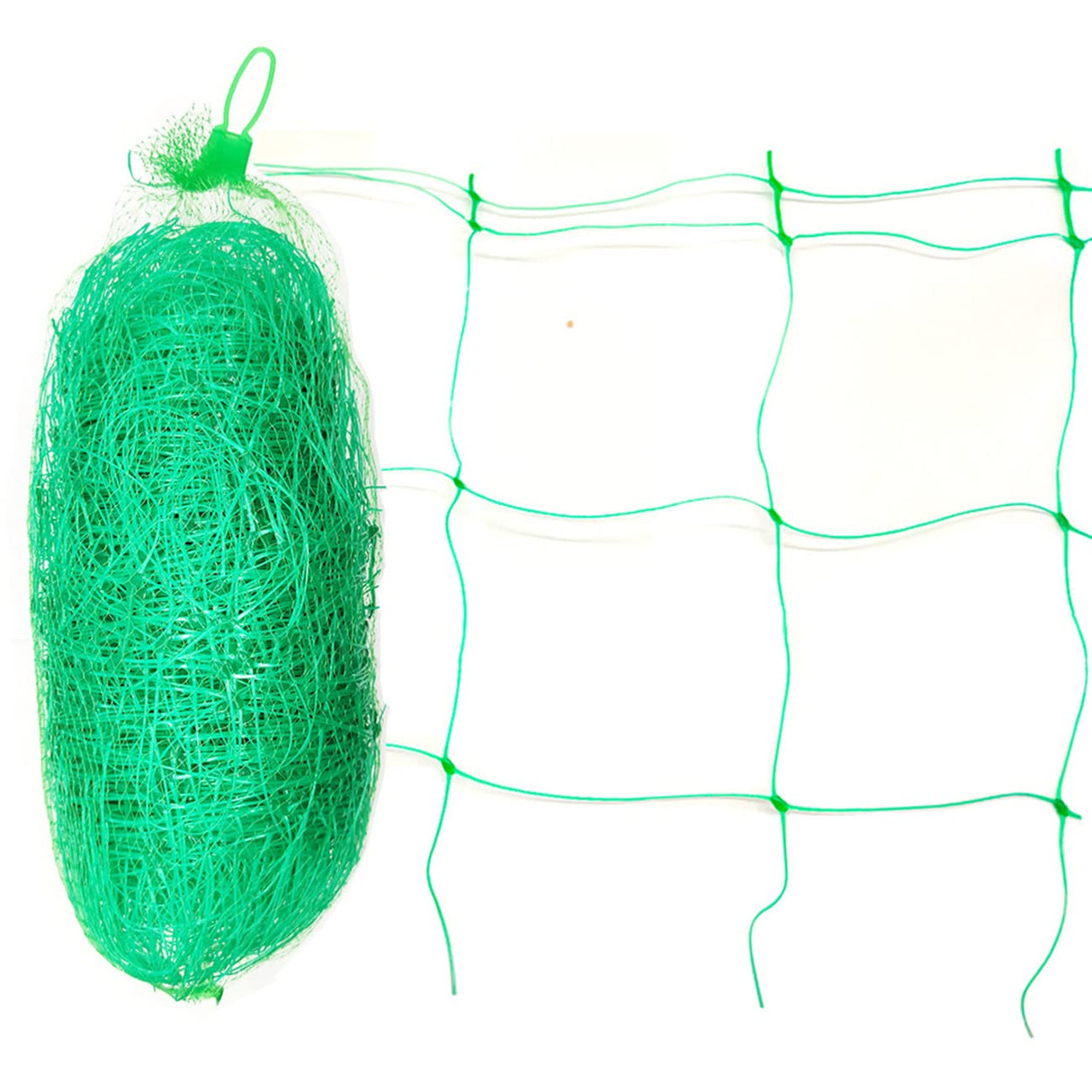 HHTHH Green Garden Trellis Netting 5x100 ft Heavy Duty Polypropylene Plant Support Net for Climbing Vegetables Fruits Flowers