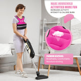 Adjustable Weighted Vest for Women, 6-12 Lbs Rucking Vest with 6 Ironsand Weights, Best Weighted Vest with Plus Pockets & Reflective Strips for Running, Walking, Workout and Strength Training