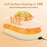 Warming Mat for Food Extra Large,36"x15" Food Warming Mats for Countertops, Parties, and Daily Use with Timer and 3 Temperature Levels