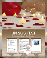 Raycare 100Pack Battery Operated Tea Lights Candles, Long Lasting Fake Candles, Flameless LED Tea Lights, Electric Candle for Wedding, Centerpieces, Home Decor, Halloween, Christmas