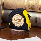 Fathers Day Birthday Gift for Dad from Daughter Son, Gift for dad, Dad Birthday Gift, Birthday Christmas Tools Gift for Dad, Practical Gifts for Father, Best Dad Ever Engraved 10 FT Tape Measure