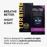 Rhinomed Mute Nasal Dilators for Sleep, Snoring Solution, Starter, 3 Sizes