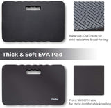 Ohuhu Premium Thick Kneeling Pad, 2-Pack Large Comfortable Gardening Knee Mat with 2 Different Surfaces, Extra Thick Knee Cushion Kneeler for Gardening Work Baby Praying, Gifts for Women Men Seniors