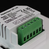 Kudos-Trading - Heatmiser TM4 V2 230v 4 Channel Time Clock 7 Day Timer Programmer Touch Screen Thermostat Works With Heatmisers UH8 Wiring Centre Ideal for Zone Control and Scheduling.