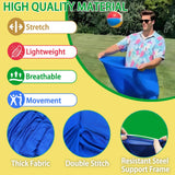 lipmo Granny Pants Outdoor Game, 2 Pack Granny Pants Yard Game for Adults and Family, Giant Outdoor Games with 8 Bouncy Balls for Party Backyard Lawn Christmas Family Reunion Games - Blue & Pink