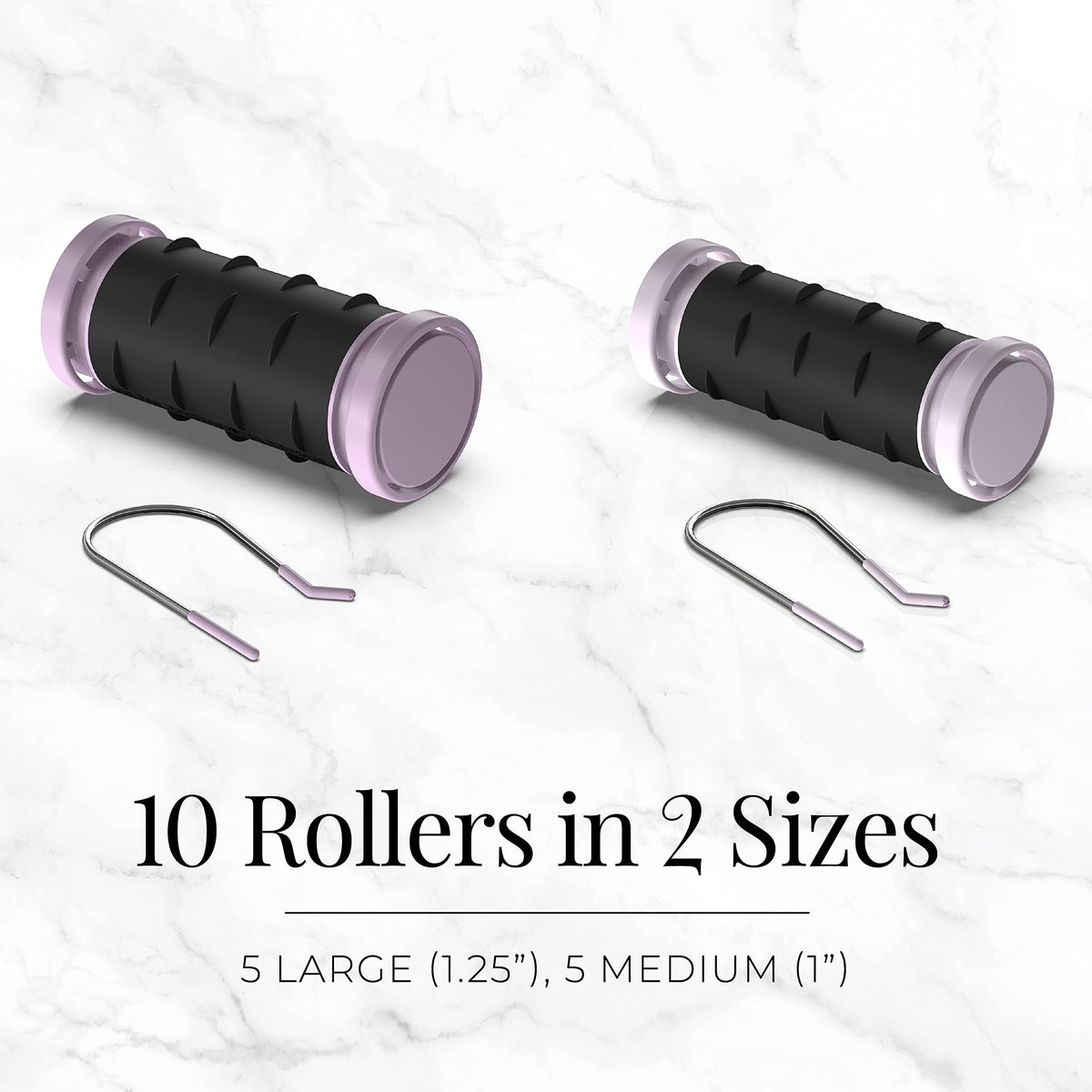 Remington Compact Ceramic Hot Rollers, 10-Piece Hair Roller Set