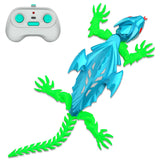 Wall Climbing Lizard, Robot Lizards Rechargeable Remote Control Car Toy RC Cars Toys for Kids RC Crawler for Boys & Girls Ages 6 & Up Halloween Christmas Birthday Gifts (Blue)