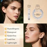 Limerencia Hypoallergenic Implant Grade Titanium Huggie Hoop Earrings