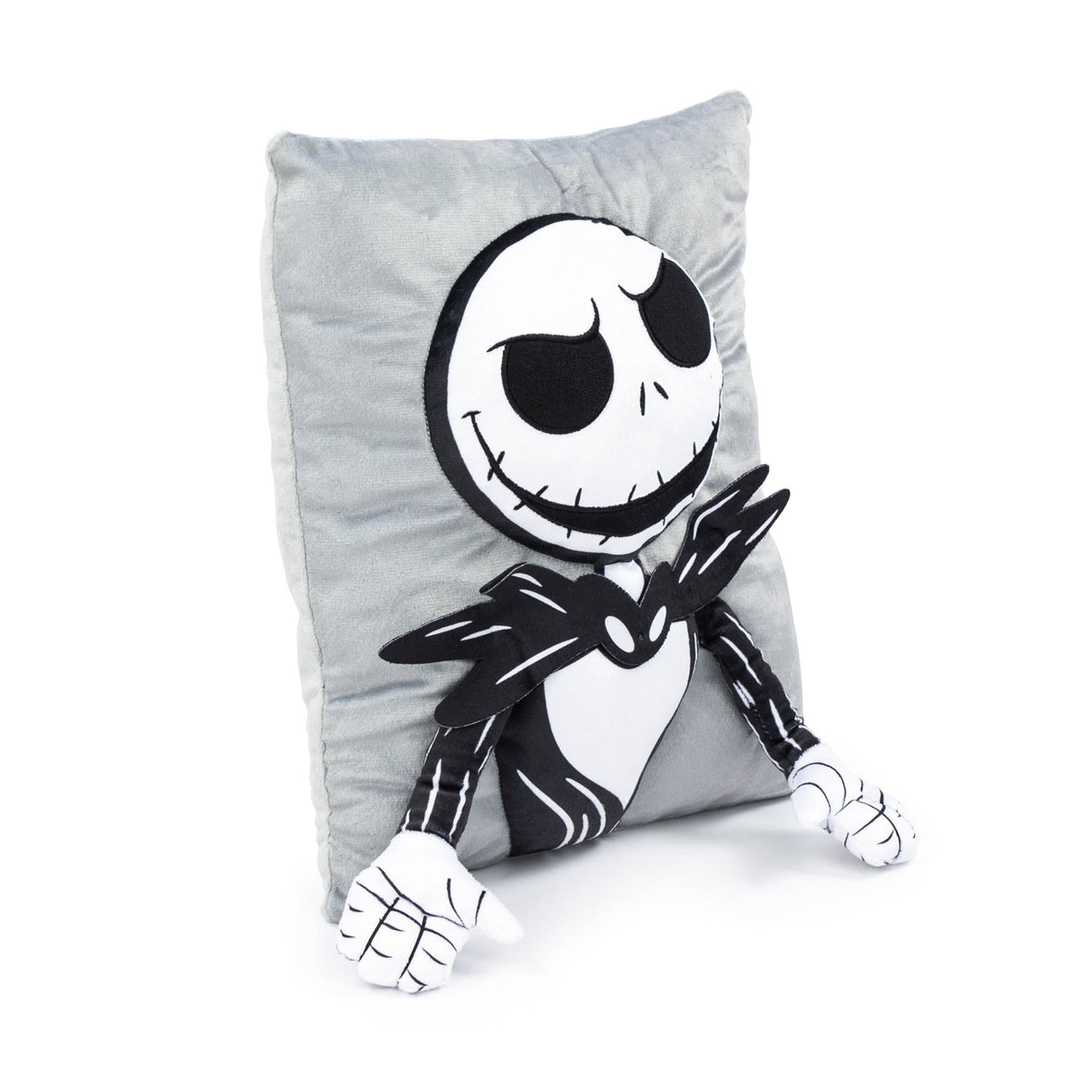 Jay Franco Disney Nightmare Before Christmas Jack 3D Snuggle Plush Pillow - Super Soft Skeleton Pillow - Measures 15 Inches