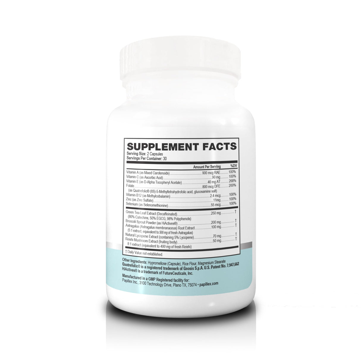 Papillex Dietary Supplement Tablets by Papillex - All Natural Immune Support - Immunity Defense - Best Immune System Booster - Organic 60 Capsules