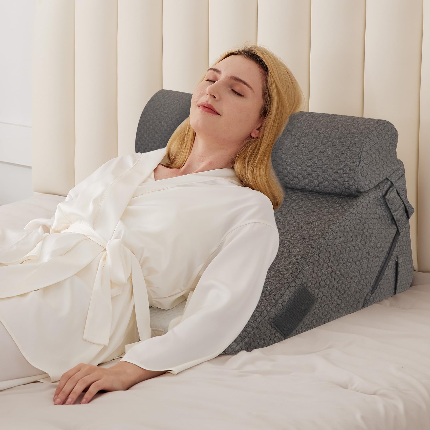Bieezzk Orthopedic Bed Wedge Pillow - Thumbnail 4