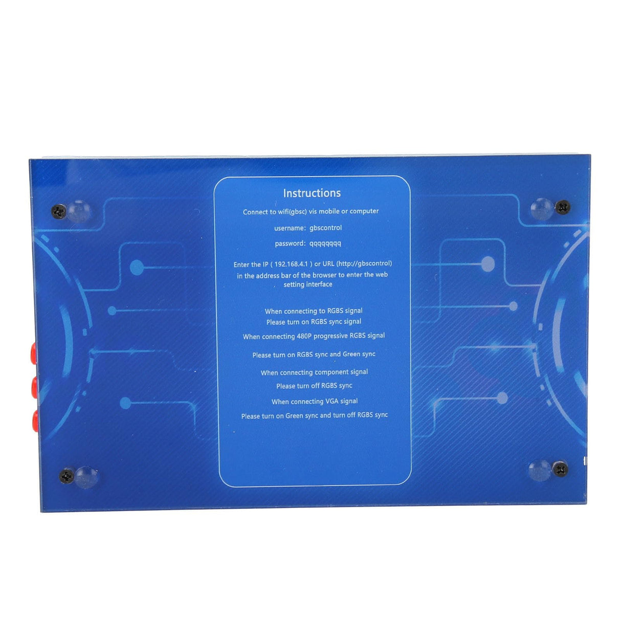 GBS Control GBSC Video Converter, GBSC/RGBS/VGA/Scart/Ypbpr Signal to VGA/HDMI for Most Retro Video Game Consoles, for SEGA Dreamcas, for PS2, for NGC, etc.