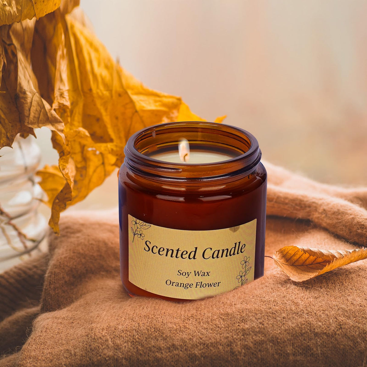 Fall Gift Basket - Halloween Boo Basket, Cozy Pumpkin Spice Self-Care Spa Gift Box, Autumn Thanksgiving Birthday Christmas Gifts for Mom, Sister, Friends (Standard)