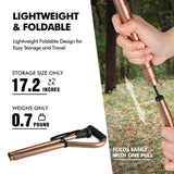 GPTCAMP Walking Cane and Walking Stick for Men Women,Lightweight Folding Canes with Offset Soft CushionedHandle,Adjustable&Collapsible,Mobility & Leg Surgery Recovery(Brown)