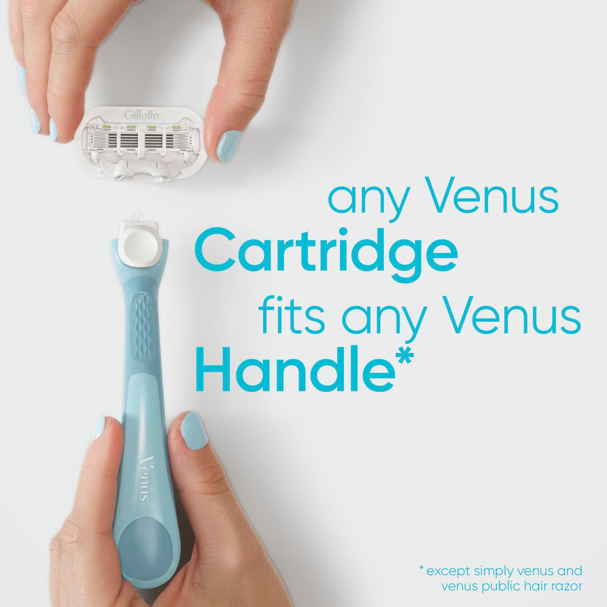 Gillette Venus Extra Smooth 4 count, plus Gillette Venus Extra Smooth Sensitive 2 count, 5-Bladed Women's Razor Blade Refills