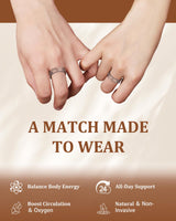 Fashtour 100% Pure Copper Rings, Two Pack Handmade Adjustable Rings